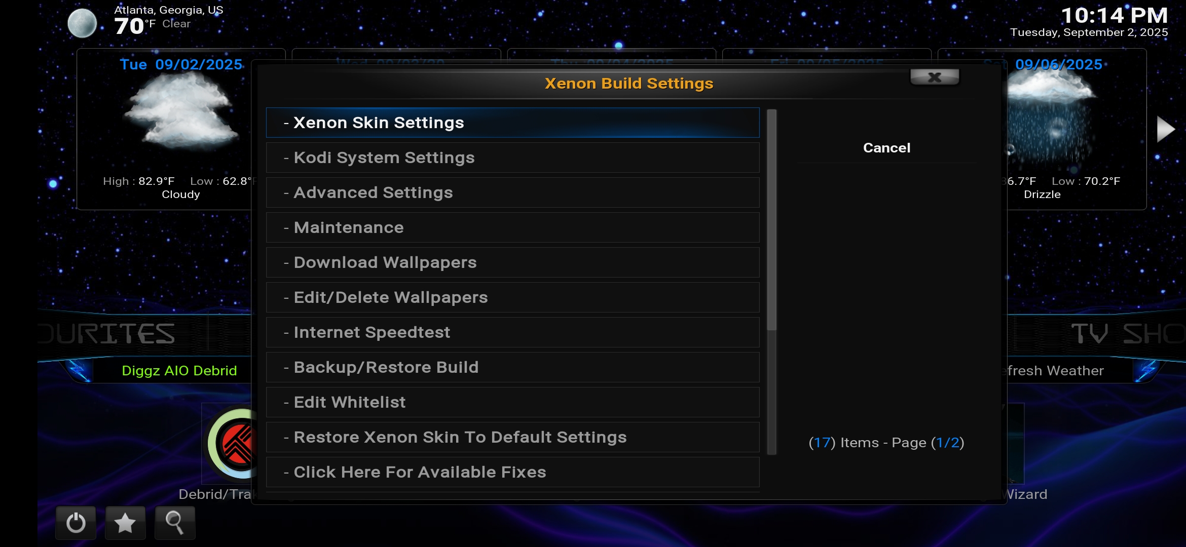 Scroll down to see options below